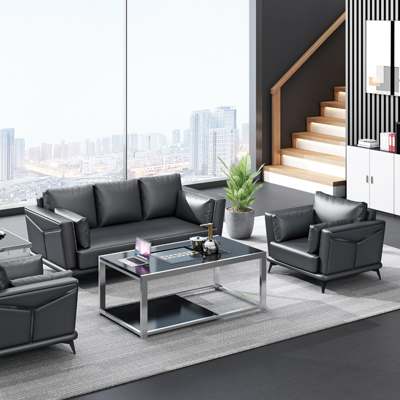 Office Furniture Group - # Conjunto de Sofás em Couro
