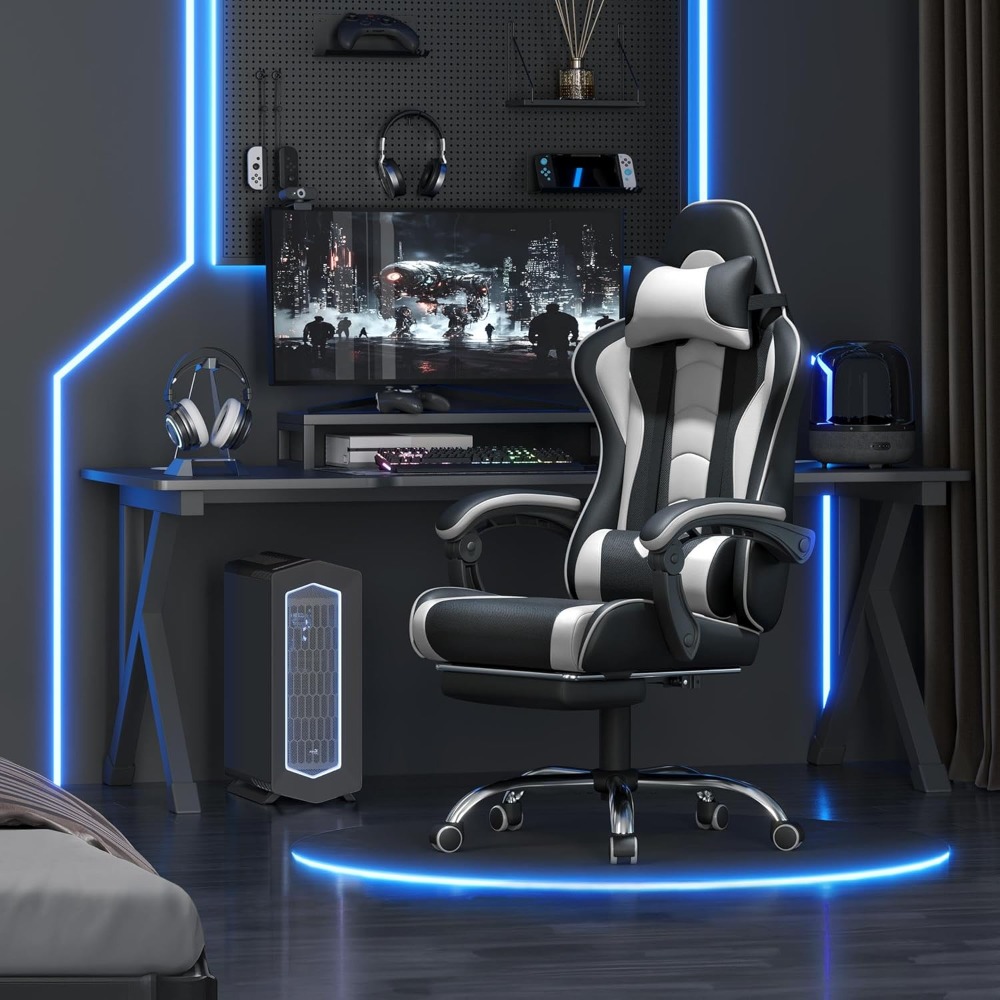 Office X Furniture - Cadeira de jogos ergonômica personalizável com