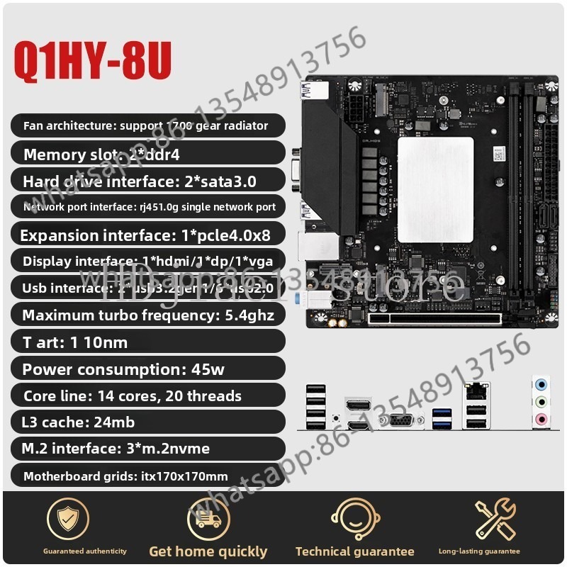 Placa-mãe Q1HY/Q1J0 com kit CP - Office Furniture Com avaliação e preço