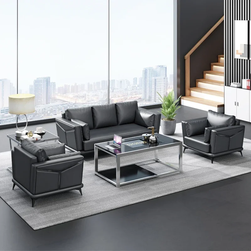 L couro preto multiplayer grup - Office Furniture Group avaliação e preço