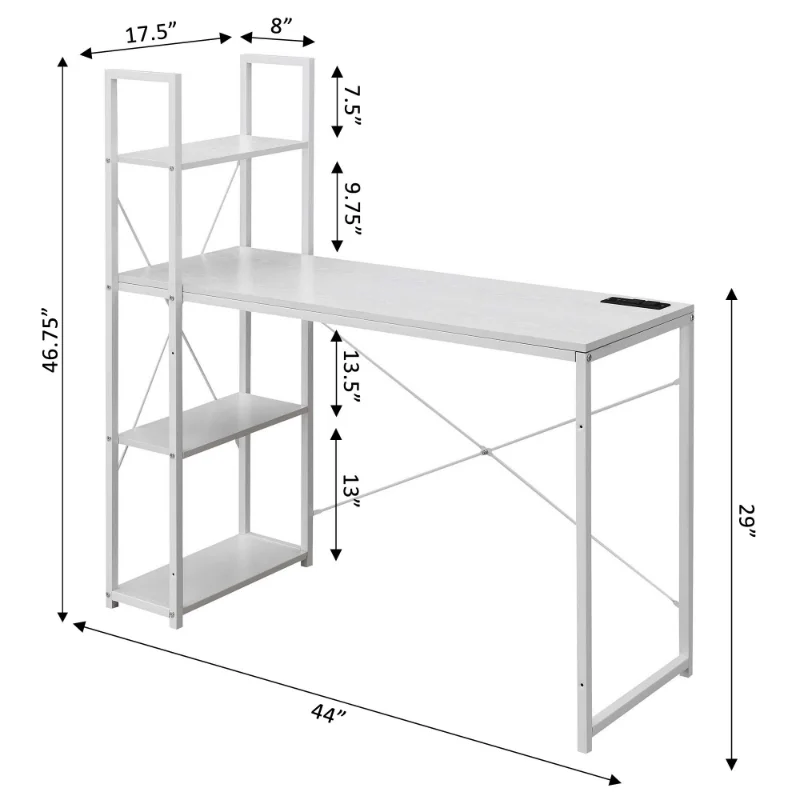 Estação De Trabalho Com Pratel - Office Furniture Com avaliação e preço
