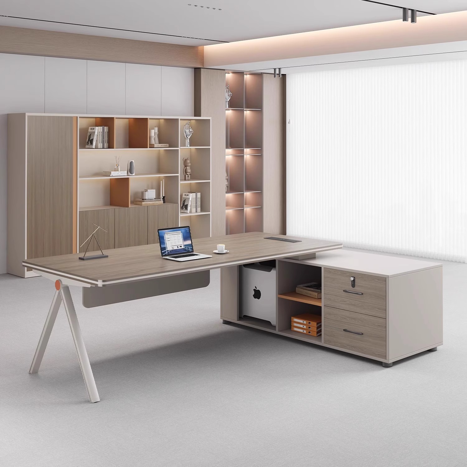 ✗ Mesa de Escritório de Madeir - Office Furniture Com avaliação e preço